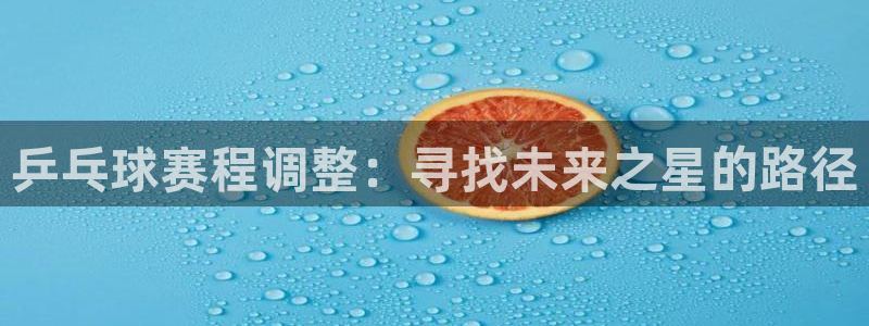 江南jnsport体育：乒乓球赛程调整：寻找未来之星的路径